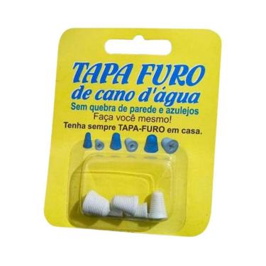 Imagem de Kit Tapa Furo Cano D`Água