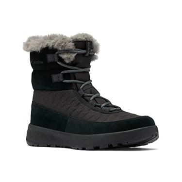Imagem de Columbia Sapato de neve feminino Slopeside Peak Luxe, Preto/grafite, 12