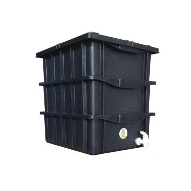 Imagem de Composteira Doméstica 15 Litros Preta - Minhocas -