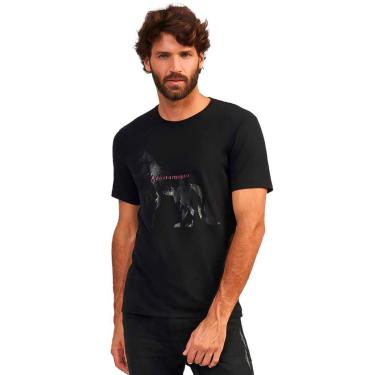 Imagem de Camiseta Acostamento Black Wolf Masculino-Masculino