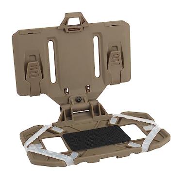 Imagem de CMAIR4U Suporte de Telefone para Colete Tático, Suporte Molle, Universal para Celular no Peito, Dobrável para Paintball, Airsoft e Caça (Bronzeado)