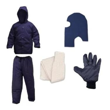 Imagem de Conjunto Câmara Fria Japona Calça Luva Balaclava Meião Epi (GG)