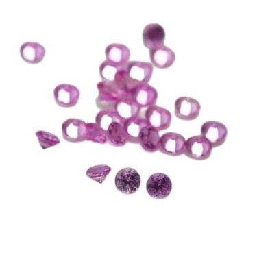 Imagem de JINGANGZUO 500 peças de 1,2 mm em forma redonda 1,25 # pedras vermelhas soltas corindo pedras sintéticas pedras para anel colar pingentes, brincos, pulseira, fabricação de joias