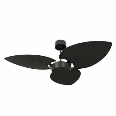 Imagem de Ventilador de Teto Natuvent Dahlia No Light 4 Pás Madeira Preto (110, Volts)