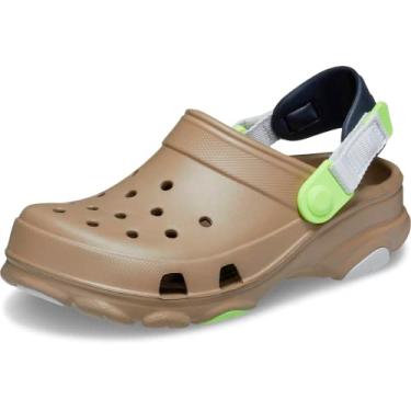 Imagem de Sandália crocs classic all terrain clog k khaki/multi - 34