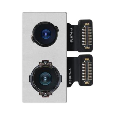 Imagem de Risidamoy Para iPhone 8 Plus OEM 12MP Câmera Traseira Principal Substituição Lente Teleobjetiva Estabilização Ótica de Imagem Auto HDR para Fotos Capa de Metal Cabo Flexível Conector Fix Kit de Reparo