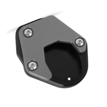 Imagem de CHIFUN Ampliador de suporte, placa de extensão lateral de substituição para Kawasaki Eliminator 500 450 SE 2023 2024+ Suporte de estacionamento lateral (titânio)