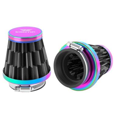 Imagem de Filtro de ar para motocicleta 50 mm para Honda YAMAHA SUZUKI ATV SSR TTR Dirt Bike Pit Bike Mini Bike GY6 Scooter Motocicleta Filtro de Ar de Alto Desempenho