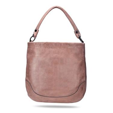 Imagem de Frye Bolsa feminina Melissa Hobo, bolsa elegante com alça ajustável e bolsos, Cogumelo, One Size