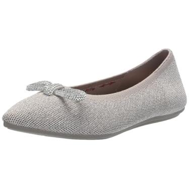Imagem de Skechers Sapatilha feminina Cleo Point-Glizty Haze Ballet, Cinzento-acastan, 34