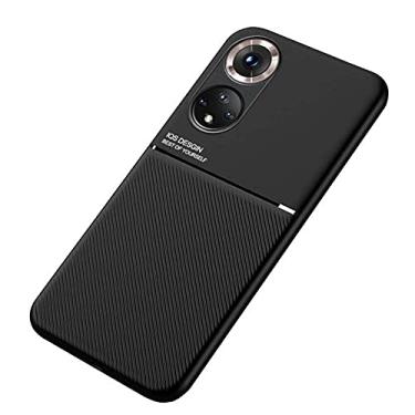 Imagem de Kepuch Mowen Capa para Honor 50 Pro/Huawei Nova 9 Pro - Case Placa de Metal Embutida para Honor 50 Pro/Huawei Nova 9 Pro - Preto