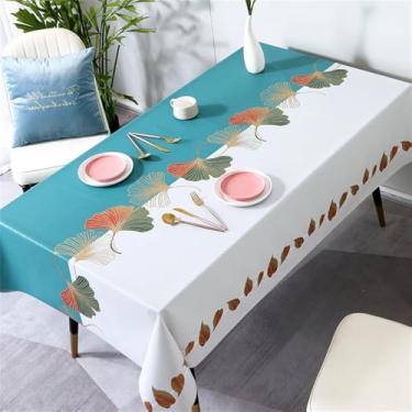 Imagem de Toalha de mesa costurada colorida à prova d'água capa de mesa de jantar festa de casamento toalha de mesa retangular decoração de cozinha para casa, ZBQ8214 (12), 140, 180 cm