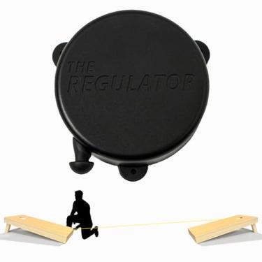 Imagem de Regulador Cornhole | Dispositivo de Medição de Jogo Cornhole | Acessórios para Placas de Buraco de Milho (Regulação 7 Pés de Distância)