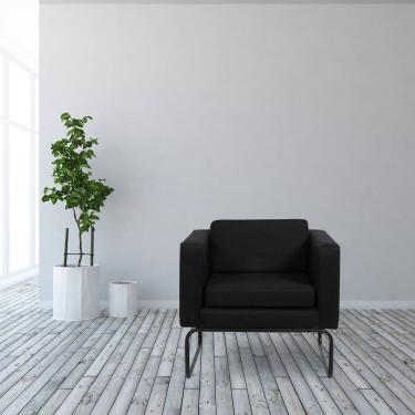 Imagem de Poltrona Moderna para Sala de Estar Dallas Preto