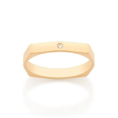 Imagem de Aliança de casamento fina e noivado anel fino banhado ouro 3x 24k 18k 