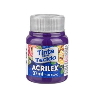 Imagem de Tinta Acrilex Para Tecido 37 Ml Fosca - Metallica Acessórios, Violeta