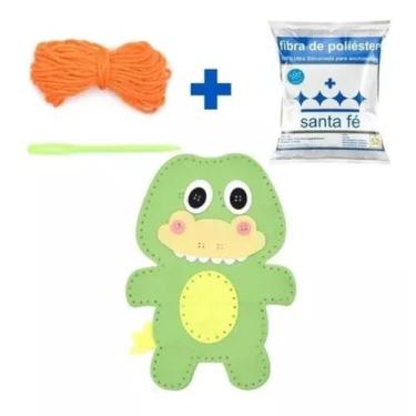 Imagem de Kit Recorte Em Feltro Santa Fé - Monstrinhos : Lino Jacaré - armarinho