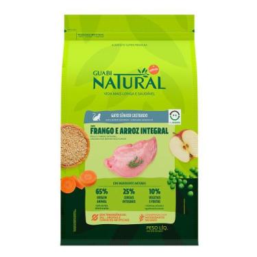 Imagem de Ração Guabi Natural Gatos Sênior Castrados Frango e Arroz Integral - 7