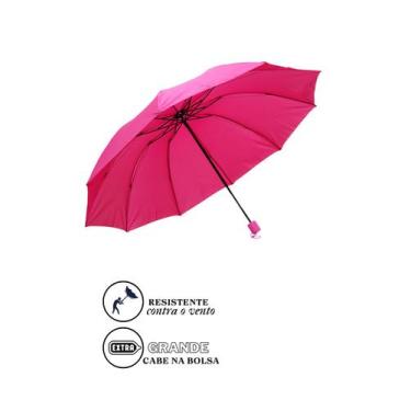 Imagem de Guarda Chuva Reforçado FACINATO Contra Vento T3053  PINK - Voyagem