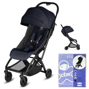 Imagem de Carrinho de Bebê Cbx Etu Jeans Blue - Azul 15kg