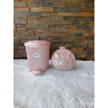 Imagem de Lixeira basculante Infantil Quarto bebe capacidade de 8 Litros - PLAST