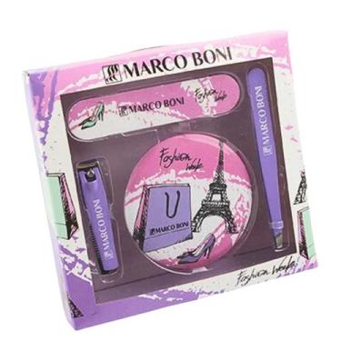 Imagem de Kit Manicure Beauty Fashion 4 Ítens Marco Boni, Lilás Fashion Week