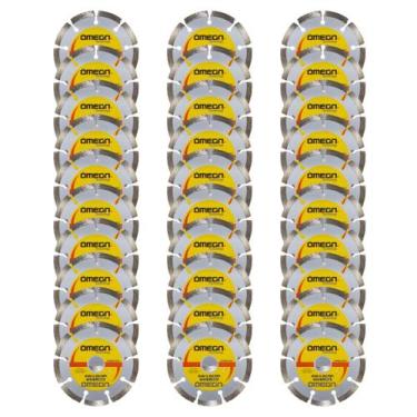 Imagem de Kit C/ 30 Discos de Corte Diamantado 110mm X 20mm Serra Mármore - OMEG