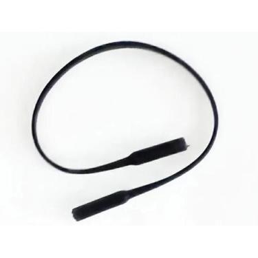 Imagem de Cordão De Silicone Infantil Para Óculos 22Cm 03 Unidades Preto - Óptic