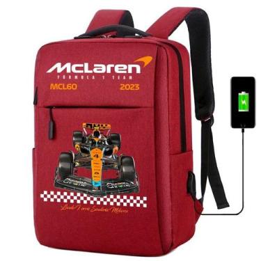 Imagem de Mochila USB Escolar Estampa Infantil Carros Notebooks, Trabalho Escola