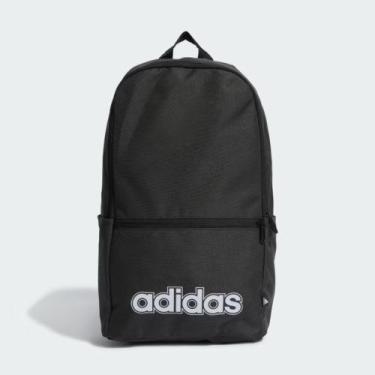 Imagem de Mochila Unissex Classic Foundation Adidas Preto, Black, White, UN