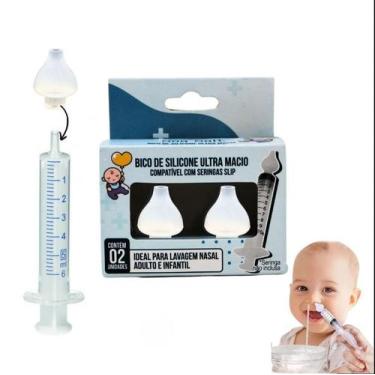 Imagem de Bico Silicone Para Seringa Modelo Slip Lavagem Nasal c/2un - Sea Salt