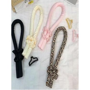 Imagem de KIT MODELADOR DE CACHOS (Heatless Curls) + SCRUNCHIES - Anny Beleza