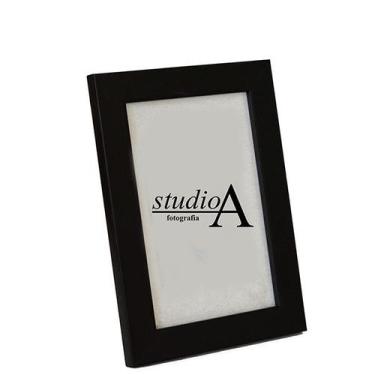 Imagem de Porta-Retrato 10x15 - Preto Clean - Moltam, Preto