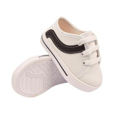 Imagem de Sapatinho Tênis Bebe B2A KIDS infantil Social Baby TSB60, Branco, 22