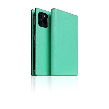 Imagem de SLG Capa carteira de couro compatível com iPhone 12/12 Pro, D8 Neon couro de flor integral diário flip capa porta-cartão com caixa de presente, feita à mão e projetada para iPhone 12/12 Pro