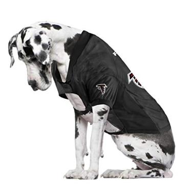 Imagem de Littlearth Camiseta elástica NFL Atlanta Falcons para cães grandes, cor do time, cachorro grande