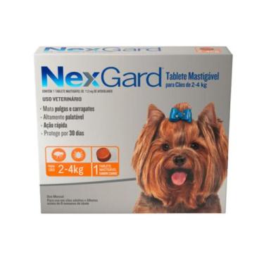 Imagem de NexGard Antipulgas e Carrapatos para Cães de 2 a 4 kg - Nex Gard