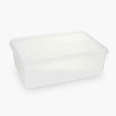 Imagem de Caixa Organizadora Plástica Retangular 3,5L com Tampa Plasvale Brinque