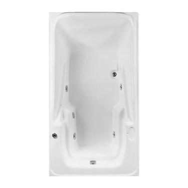 Imagem de Banheira Retangular Teresópolis com hidro - Brasil Banheiras, 1,80x0,9