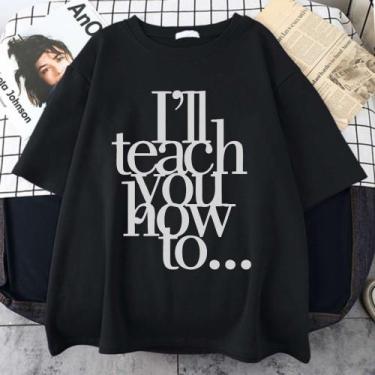 Imagem de Camiseta Madonna III Teach You How To Camisa Unissex - SEMPRENALUTA, P