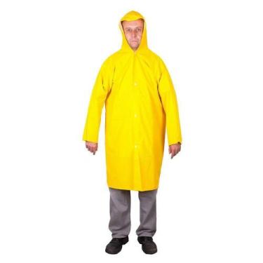 Imagem de Capa de chuva carbografite amarela tamanho g