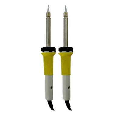 Imagem de Kit 2 Ferro Solda 30W Temperatura 380ºC Constante 220V Rápido Aquecime