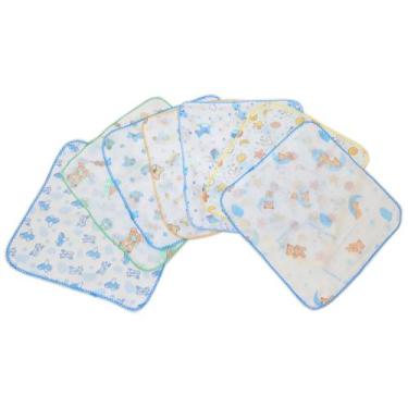 Imagem de 15 Fraldas De Pano + 15 Pano De Boca - Estampadas Com Croche - Dugu, M