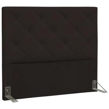 Imagem de Cabeceira Box Queen Size Italia 1,60m Corano Marrom - MD Poltronas