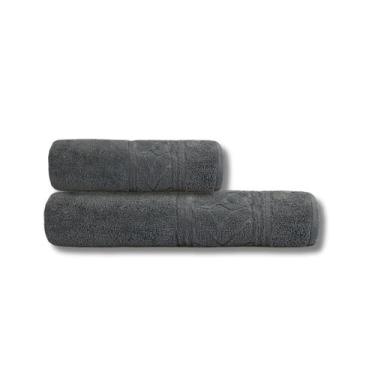 Imagem de Conjunto de Toalhas 100% Algodão Olívia Luxo 2 Peças - Bella Enxovais,