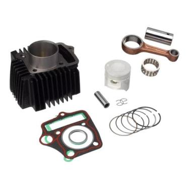 Imagem de Kit Cilindro Pistao Anel Junta Biela Biz POP 100 1998 A 2015 - AUTHO M