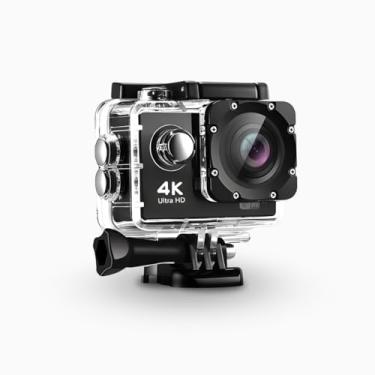 Imagem de Câmera Filmadora Action Pro 4K Sports ULTRA-HD Wi-Fi com Gravação Subaquática, Lente Grande Angular e Estabilização de Imagem