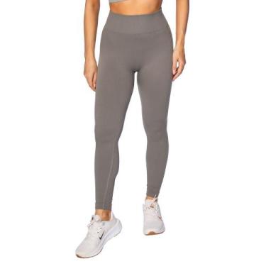 Imagem de Legging Feminina Sea Surf Sem Costuras Levanta Bumbum Cinza, Cinza, M