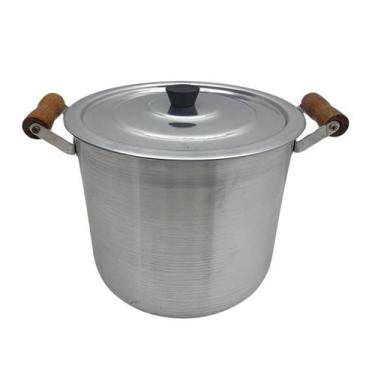 Imagem de Caldeirão Grande 24cm Alumínio Reforçado - Alumínio Forte de Araras, A