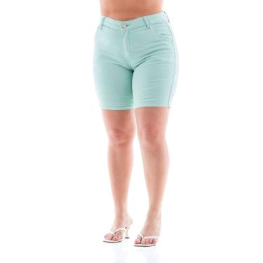 Imagem de Bermuda Meia Coxa Jeans Feminina Arauto